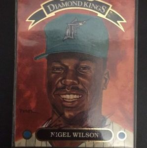 1992 certificate of Authencity for Nigel wilson